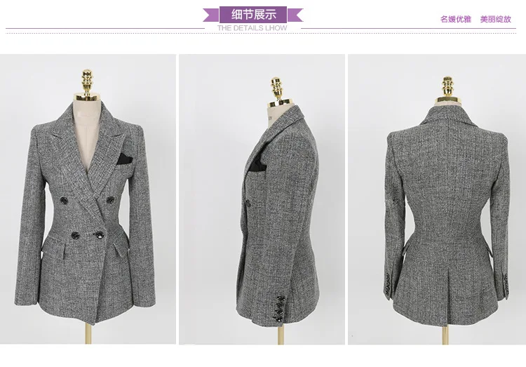 2019 new business suits ladies Ensemble blazer pantalon femme Suit office women High quality slim suit Pants suit female
2019 new business suits ladies Ensemble blazer pantalon femme Suit office women High quality slim suit Pants suit female