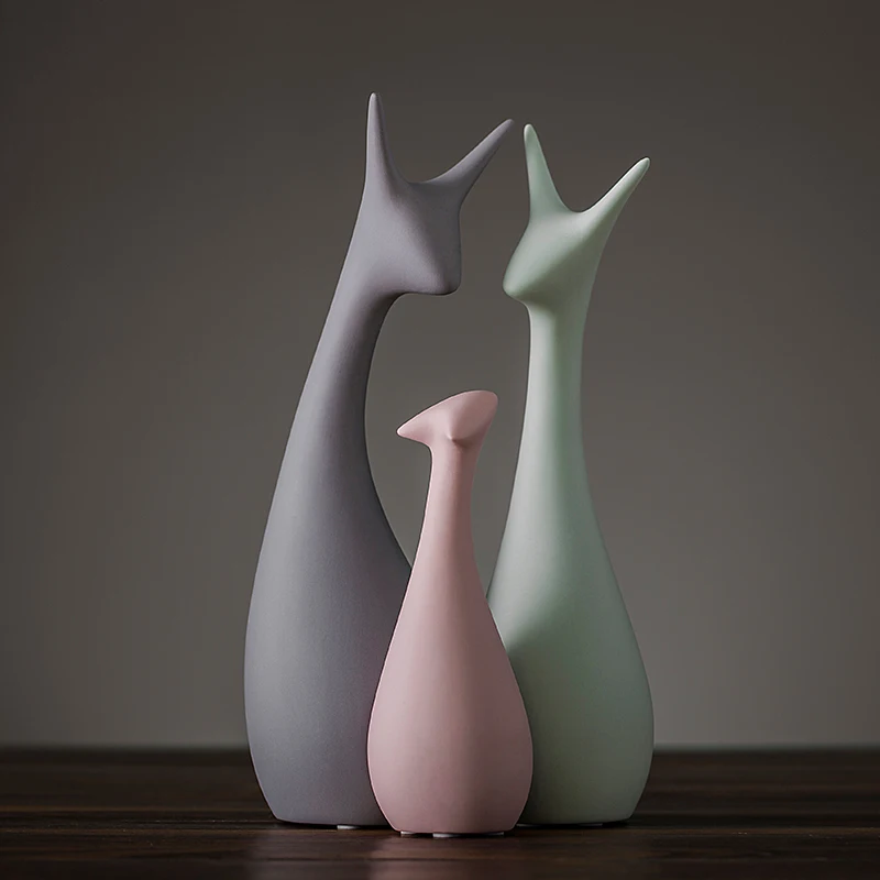 Minimalist ceramic deer statue home decor crafts room decoration ornament porcelain animal cat figurines wedding decoration gift
Minimalist ceramic deer statue home decor crafts room decoration ornament porcelain animal cat figurines wedding decoration gift