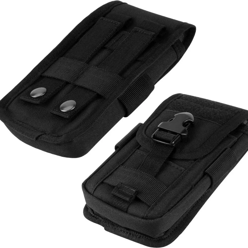 Tactical Molle Pouch Compact EDC Utility Gadget Waist Bag Pack with Cell Phone Holster and Card Slots for 4"-5.7" Phone
Tactical Molle Pouch Compact EDC Utility Gadget Waist Bag Pack with Cell Phone Holster and Card Slots for 4"-5.7" Phone
