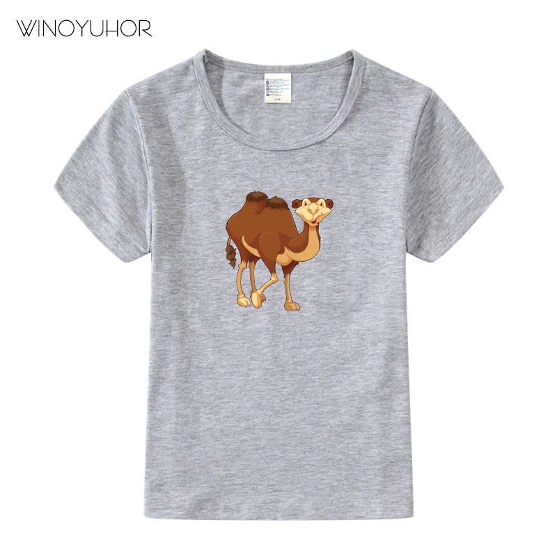 Cartoon Camel Printing Baby Kids T-shirt 2020 New Summer Short Sleeve O-neck T Shirts Boys Girls Tops Tee Shirt
Cartoon Camel Printing Baby Kids T-shirt 2020 New Summer Short Sleeve O-neck T Shirts Boys Girls Tops Tee Shirt