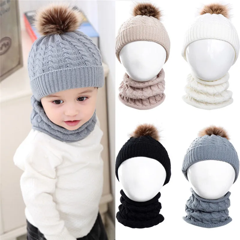 Fashion Baby Boys Girls Children Winter Cap Knitted Warm Hat and Scarf Set 2PCS Accessories Hot White Grey Black Beige
Fashion Baby Boys Girls Children Winter Cap Knitted Warm Hat and Scarf Set 2PCS Accessories Hot White Grey Black Beige