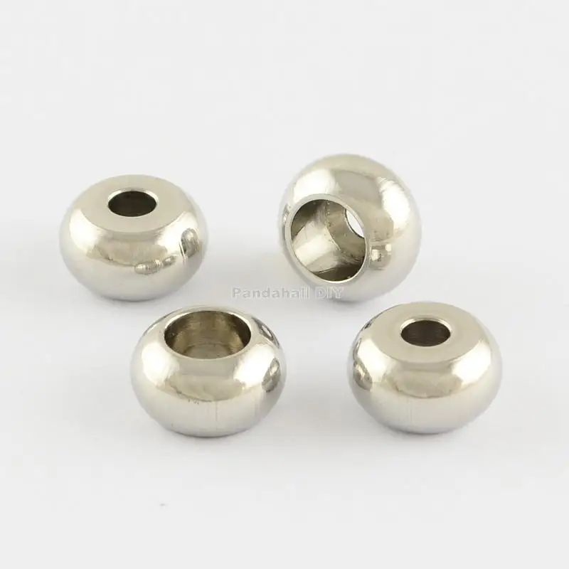 Mixed 304 Stainless Steel Abacus Beads, Stainless Steel Color, 9x5mm, Hole: 3~5mm
Mixed 304 Stainless Steel Abacus Beads, Stainless Steel Color, 9x5mm, Hole: 3~5mm