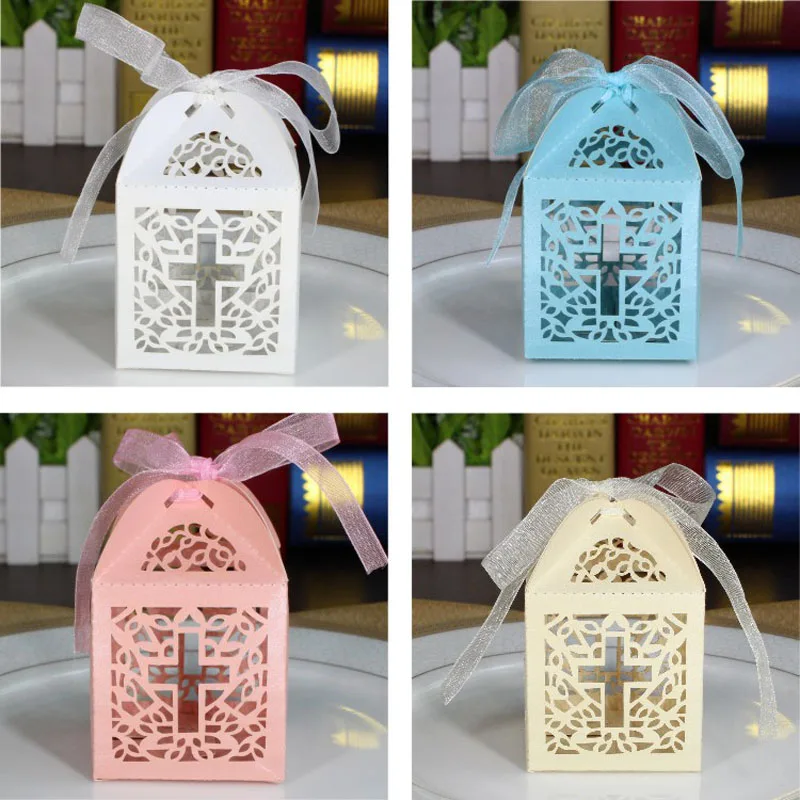 100pc Crossing Candy Boxes Angel Gift Box For Baby Shower Baptism Birthday First Communion Christening Easter Decoration 5x5x8cm
100pc Crossing Candy Boxes Angel Gift Box For Baby Shower Baptism Birthday First Communion Christening Easter Decoration 5x5x8cm