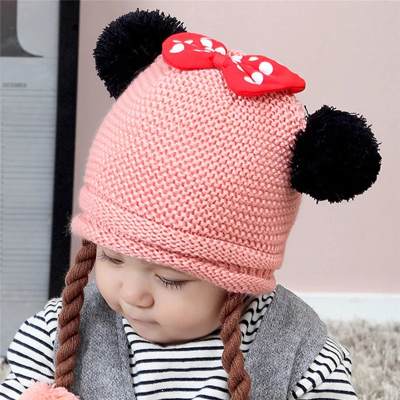 Beanies Baby Hat Pompon Winter Children Knitted Cute Cap For Girls Boys Casual Solid 5 Colors Girls Bowknot Hats
Beanies Baby Hat Pompon Winter Children Knitted Cute Cap For Girls Boys Casual Solid 5 Colors Girls Bowknot Hats