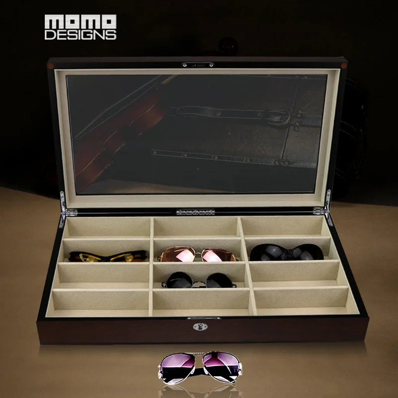 Wooden Glasses box 12 Sunglasses storage box Top window for Women glasses packing box Home collection /Birthday gift
Wooden Glasses box 12 Sunglasses storage box Top window for Women glasses packing box Home collection /Birthday gift