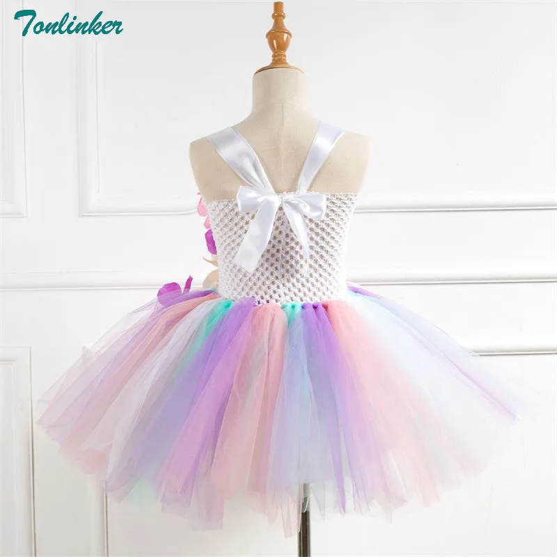 Flower Girls Unicorn Tutu Dress Pastel Rainbow Princess Girls Birthday Party Dress Children Kids Cosplay Unicorn Costume 2-10Y
Flower Girls Unicorn Tutu Dress Pastel Rainbow Princess Girls Birthday Party Dress Children Kids Cosplay Unicorn Costume 2-10Y