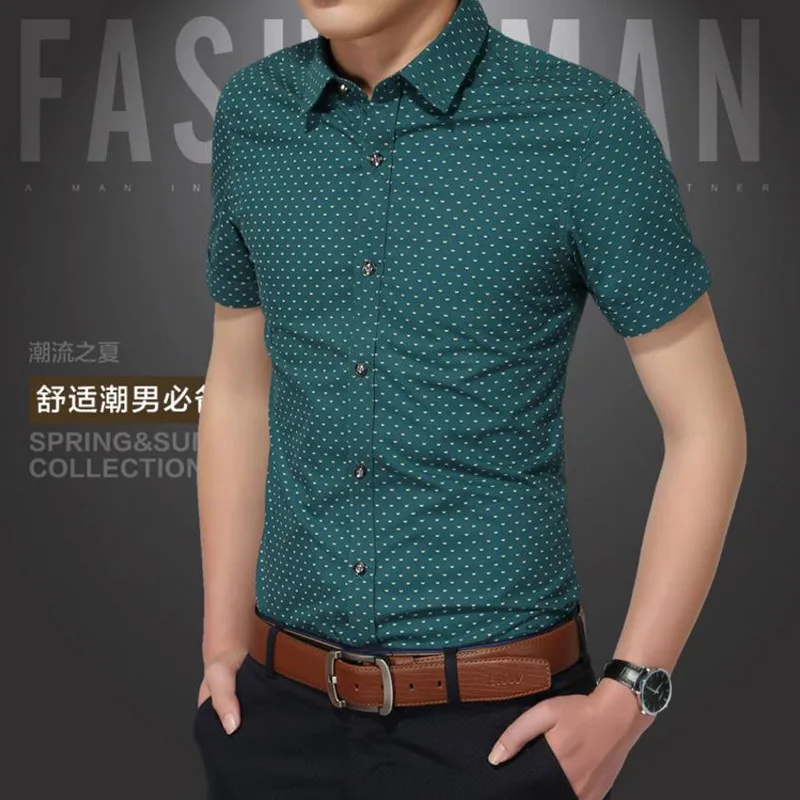 2017 selling summer brand men's Slim short-sleeved shirt men's wave point shirt men leisure society size 5XL
2017 selling summer brand men's Slim short-sleeved shirt men's wave point shirt men leisure society size 5XL