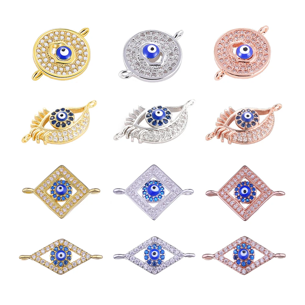 Juya DIY Jewelry Accessories Supplies Enamel Greek Evil Eye Charms Connectors For Women Men Handmade Turkish Jewelry Making
Juya DIY Jewelry Accessories Supplies Enamel Greek Evil Eye Charms Connectors For Women Men Handmade Turkish Jewelry Making