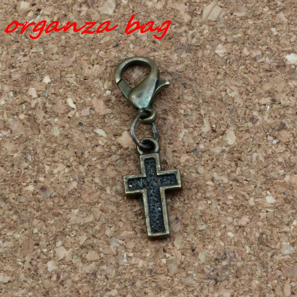 20Pcs /lots Antique bronze Small Cross Charms Bead with Lobster clasp Fit Charm Bracelet Jewelry DIY 8x30mm A-326b
20Pcs /lots Antique bronze Small Cross Charms Bead with Lobster clasp Fit Charm Bracelet Jewelry DIY 8x30mm A-326b