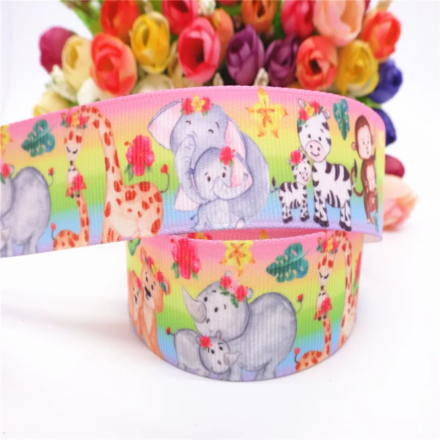 1" 25MM 50 yards Cute Animals Printed Grosgrain Ribbon Mother's Day DIY Hair Bows Handmade Materials MD19030801
1" 25MM 50 yards Cute Animals Printed Grosgrain Ribbon Mother's Day DIY Hair Bows Handmade Materials MD19030801