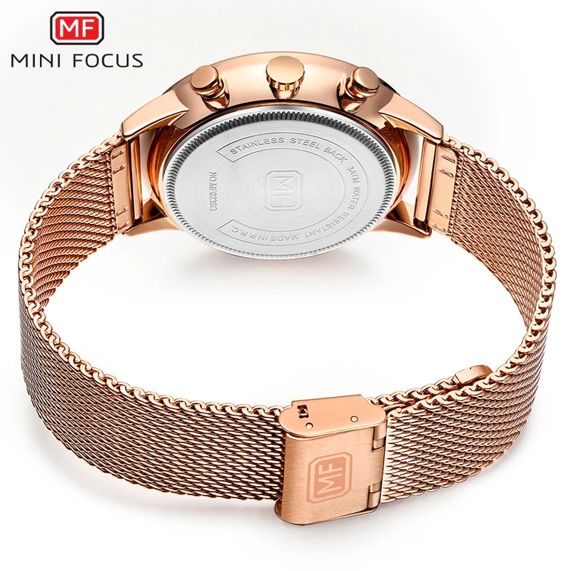 MINI FOCUS Men's Chronograph Quartz Watch Top Brand Blue Mesh Strap Wristwatch Relogios Masculino Clock 3 Bar Waterproof MF0236
MINI FOCUS Men's Chronograph Quartz Watch Top Brand Blue Mesh Strap Wristwatch Relogios Masculino Clock 3 Bar Waterproof MF0236