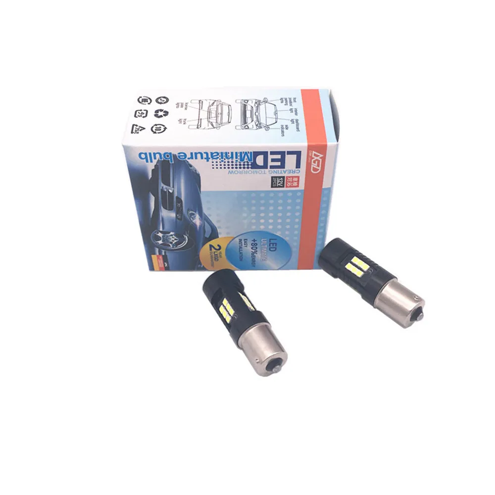 2PCS P21W LED 1156 BA15S LED Bulbs Car Lights 1200Lm Turn Signal Reverse Brake Light R5W 3030 LEDs 12V 6000K for bmw
2PCS P21W LED 1156 BA15S LED Bulbs Car Lights 1200Lm Turn Signal Reverse Brake Light R5W 3030 LEDs 12V 6000K for bmw