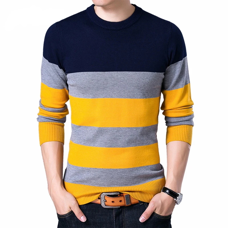 YDTOMM Pullover Male New Fashion Red Black Striped Sweater 2018 Spring Autumn O-neck Men Wool Sweaters Slimfit Shirt
YDTOMM Pullover Male New Fashion Red Black Striped Sweater 2018 Spring Autumn O-neck Men Wool Sweaters Slimfit Shirt