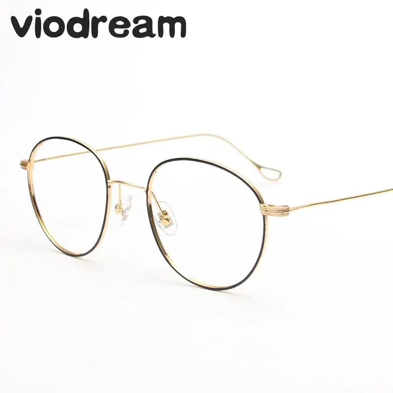 Viodream New Antique Pure Titanium Glasses Frame Super Light Myopic Reading Spectacle Prescription Eyewear Eyeglass Frames 8024
Viodream New Antique Pure Titanium Glasses Frame Super Light Myopic Reading Spectacle Prescription Eyewear Eyeglass Frames 8024