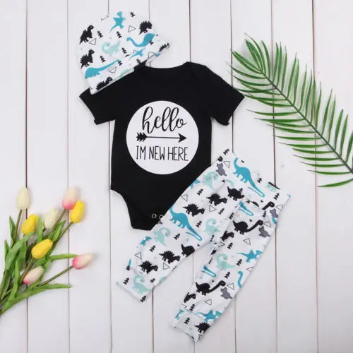 3PCS Newborn Baby Infant Kids Boy Girl Letter Romper Jumpsuit Printed Long Pants Hat Cotton Outfits Clothes Set
3PCS Newborn Baby Infant Kids Boy Girl Letter Romper Jumpsuit Printed Long Pants Hat Cotton Outfits Clothes Set