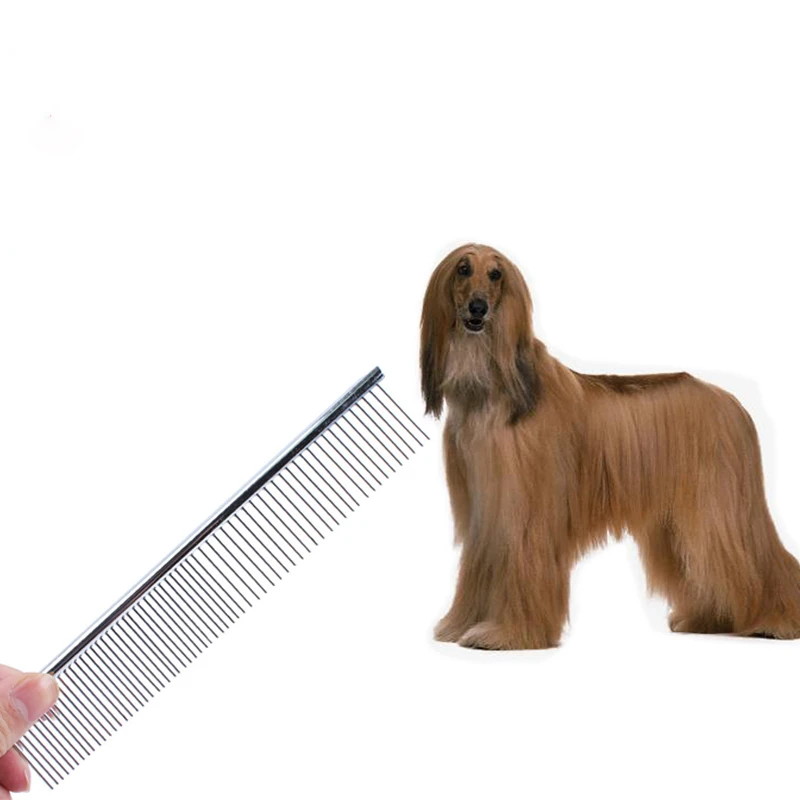 Pet Large Stainless steel needle High Quality puppy dog cat comb Grooming Tools Pet Products Double Head compact spars Sawtooth
Pet Large Stainless steel needle High Quality puppy dog cat comb Grooming Tools Pet Products Double Head compact spars Sawtooth