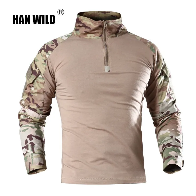 HAN WILD Outdoor Tactical T-shirt Men Combat Shirt Airsoft Paintball Tactical Military Army Shirts Uniform Hiking Hunting Shirt
HAN WILD Outdoor Tactical T-shirt Men Combat Shirt Airsoft Paintball Tactical Military Army Shirts Uniform Hiking Hunting Shirt