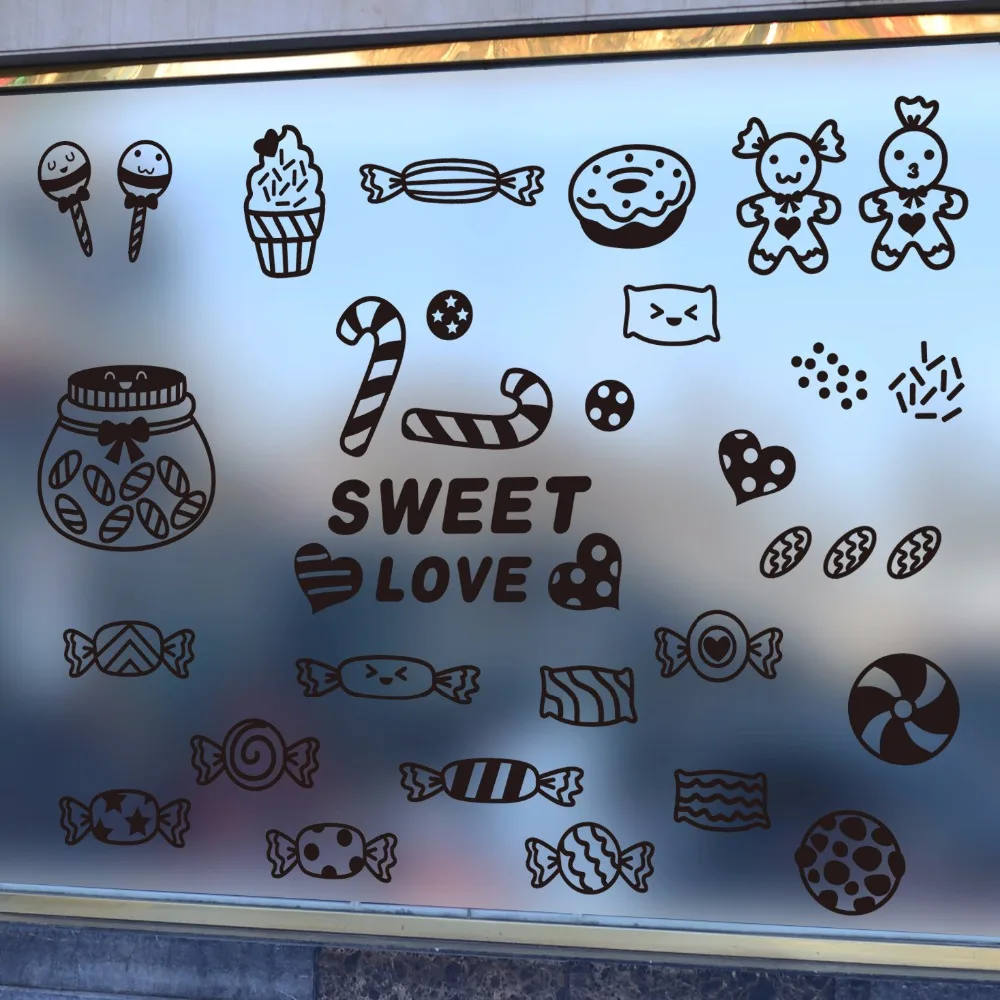 Cartoon creative candy shop stickers children bedroom bedroom background decoration waterproof self - adhesive wall stickers
Cartoon creative candy shop stickers children bedroom bedroom background decoration waterproof self - adhesive wall stickers
