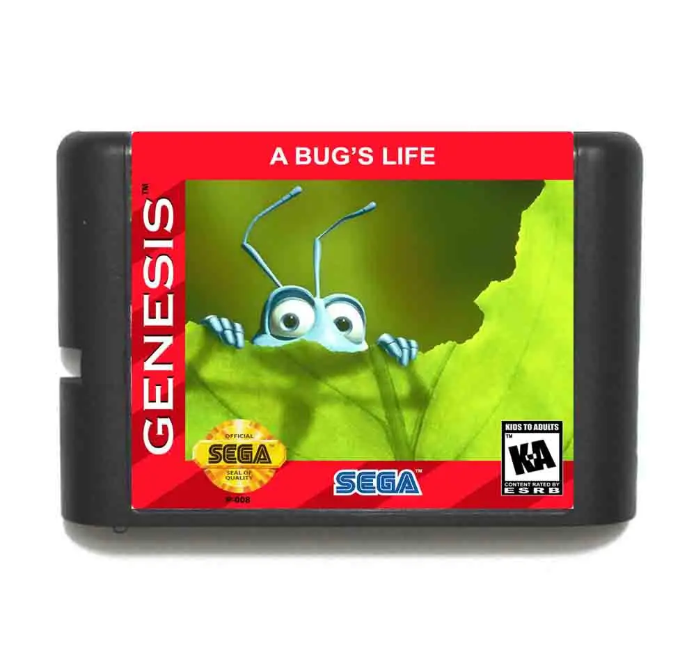 A Bug's Life 16 bit MD Game Card For Sega Mega Drive For Genesis