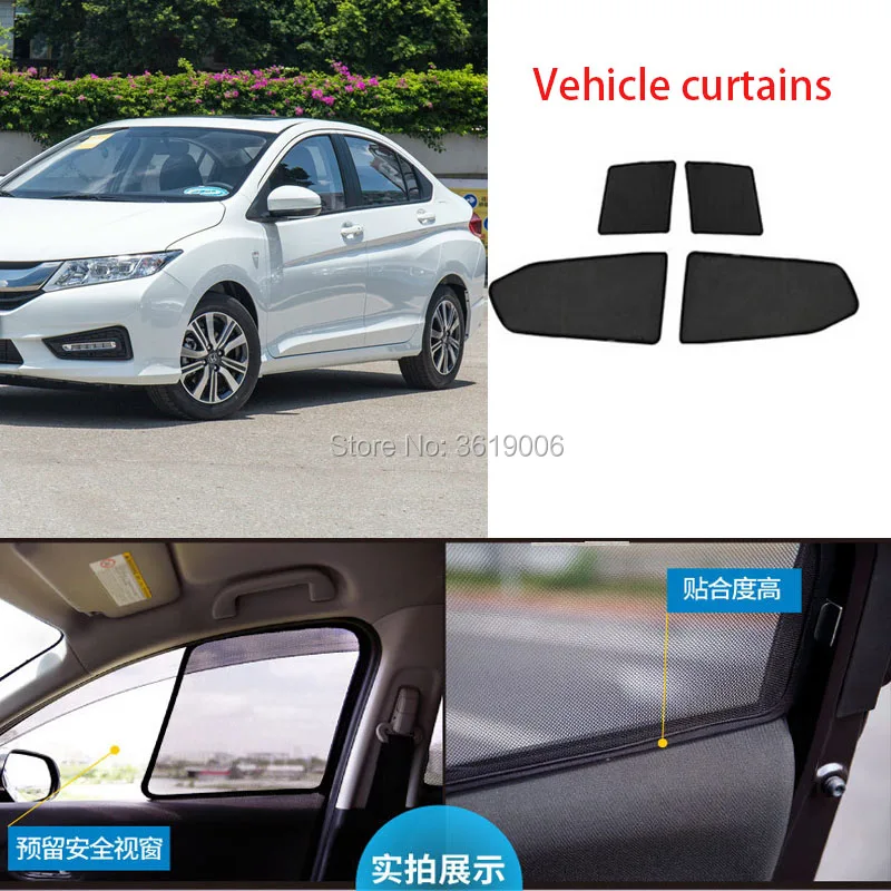 4pcs High-end custom For Honda City 14-18 card type magnetic car curtain sun shade car window shade car styling
4pcs High-end custom For Honda City 14-18 card type magnetic car curtain sun shade car window shade car styling