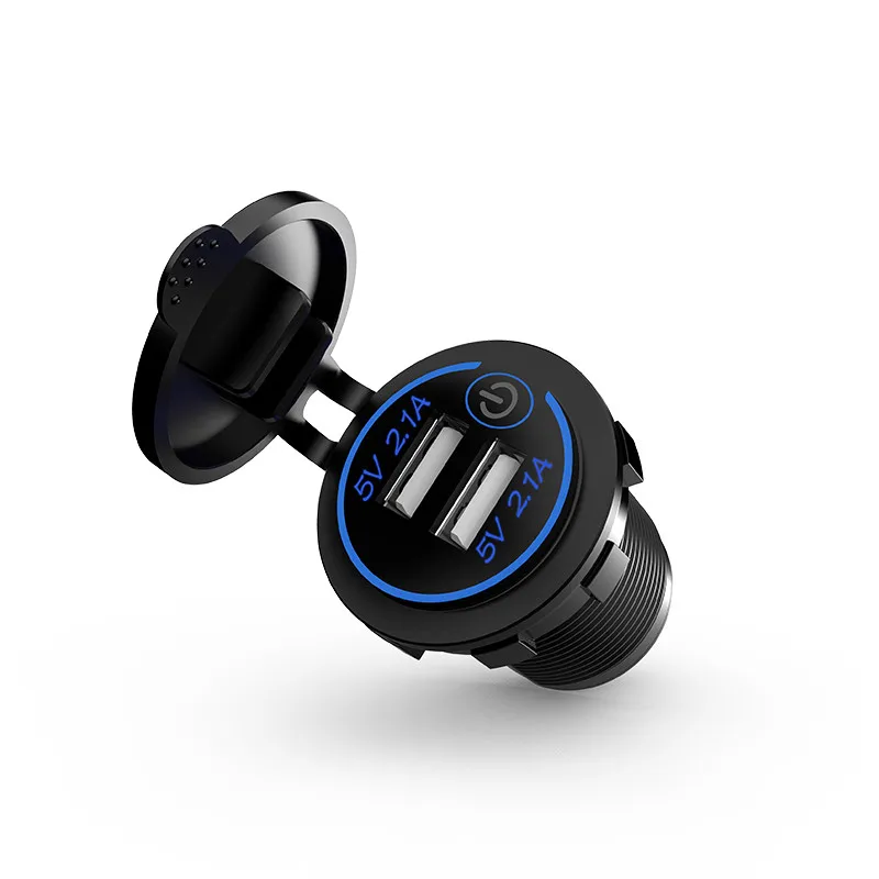 Universal 12V-24V Motorcycle Car Boat Cigarette Lighter Dual USB Charger Power Adapter Socket Outlet Plug For Mobile Phone
Universal 12V-24V Motorcycle Car Boat Cigarette Lighter Dual USB Charger Power Adapter Socket Outlet Plug For Mobile Phone