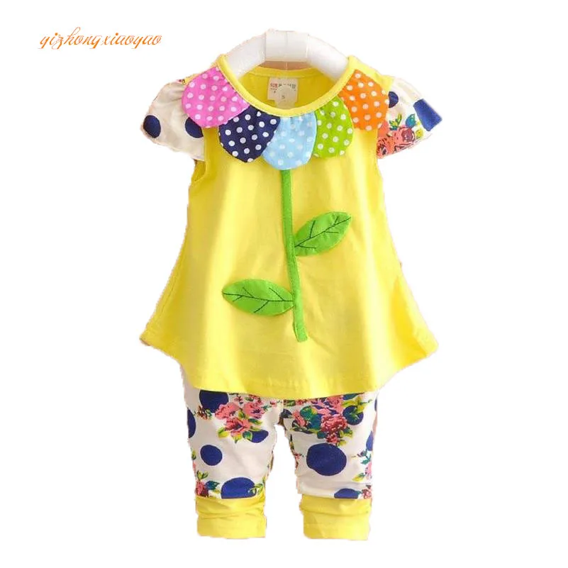 2021 Kids Baby Girl Clothing Set Bowknot Summer Floral T-shirts Tops and Pants Leggings 2pcs Cute Children Outfits Girls Set 1-4
2021 Kids Baby Girl Clothing Set Bowknot Summer Floral T-shirts Tops and Pants Leggings 2pcs Cute Children Outfits Girls Set 1-4