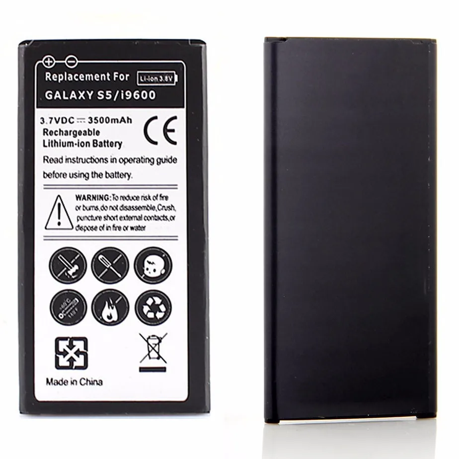 Высокое качество 3 7 V 3500mAh Замена батареи телефона для Samsung Galaxy S5 i9600 батарея Batteria