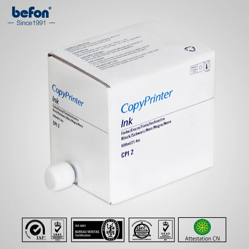 Befon Дубликатор чернил IPC 2, Совместимость с Gestetner 5303 5304 5323 5327 5329 5340
Befon Дубликатор чернил IPC 2, Совместимость с Gestetner 5303 5304 5323 5327 5329 5340