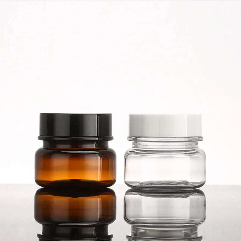 60g X 24 Stronger PET Jar Screw Caps Empty Cream Plastic Container Clear Brown Cosmetic Cream Pot Jars Makeup Bottles 2OZ
60g X 24 Stronger PET Jar Screw Caps Empty Cream Plastic Container Clear Brown Cosmetic Cream Pot Jars Makeup Bottles 2OZ