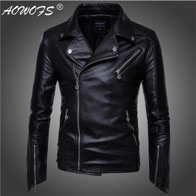 AILOOGE 2021 New design Motorcycle Bomber Leather Jacket Men Autumn Turn-down Collar Slim fit Male Leather Jacket Coats
AILOOGE 2021 New design Motorcycle Bomber Leather Jacket Men Autumn Turn-down Collar Slim fit Male Leather Jacket Coats