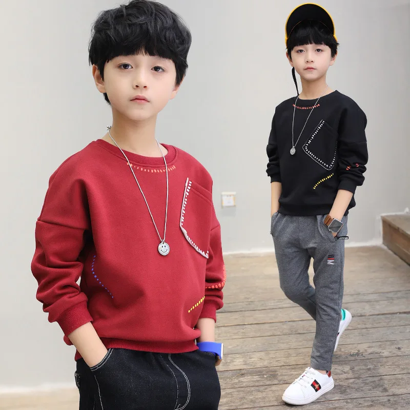 Children T-shirts 2019 Spring Autumn Boys Clothes Cotton Long Sleeves Shirt Kids Clothing Boys T-shirts Tops 4 6 8 10 12 13 Year
Children T-shirts 2019 Spring Autumn Boys Clothes Cotton Long Sleeves Shirt Kids Clothing Boys T-shirts Tops 4 6 8 10 12 13 Year