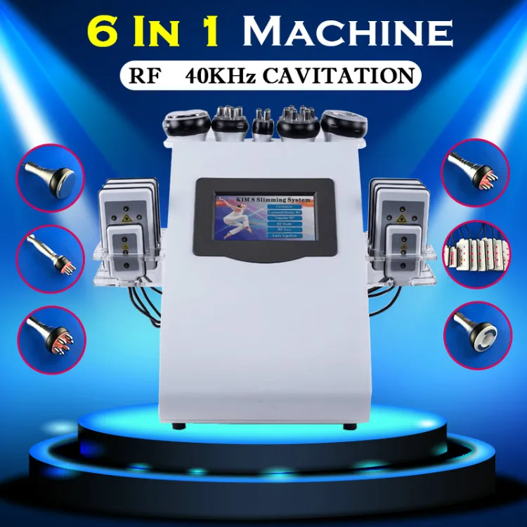 6 IN 1 Ultrasound Cavitation Body Lipolaser Vaccum Slimming Machine Ultrasonic Cavitation Fat Loss Treatment Spa Equipment
6 IN 1 Ultrasound Cavitation Body Lipolaser Vaccum Slimming Machine Ultrasonic Cavitation Fat Loss Treatment Spa Equipment