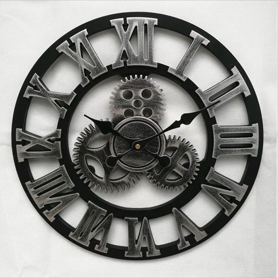 New Large Wall Clock Vintage Gear Clock American Style Living Room 3D Wall Clock Modern Design Decoration For Home Wooden Clocks
New Large Wall Clock Vintage Gear Clock American Style Living Room 3D Wall Clock Modern Design Decoration For Home Wooden Clocks