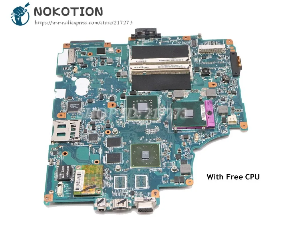 NOKOTION For Sony VGN-FW VGN-FW27 FW29 FW35F FW37 FW48E Laptop Motherboard MBX-189 1P-0091J01-8010 M763 A1734502A A1568975A
NOKOTION For Sony VGN-FW VGN-FW27 FW29 FW35F FW37 FW48E Laptop Motherboard MBX-189 1P-0091J01-8010 M763 A1734502A A1568975A
