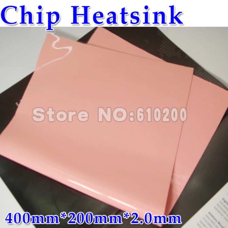400*200*2.0mm Pink Silicone Thermal Pad Cooling Pads For CPU GPU VGA Chip Heatsink High Thermal Conductivity 3.8w/m.K
400*200*2.0mm Pink Silicone Thermal Pad Cooling Pads For CPU GPU VGA Chip Heatsink High Thermal Conductivity 3.8w/m.K