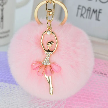 Ballerina Girl Beauty 8CM Fluffy Fake Rabbit Fur Ball Pompon Pom Pom Keychain Car Key Chain Key Ring Decoration For Purse Bag
Ballerina Girl Beauty 8CM Fluffy Fake Rabbit Fur Ball Pompon Pom Pom Keychain Car Key Chain Key Ring Decoration For Purse Bag