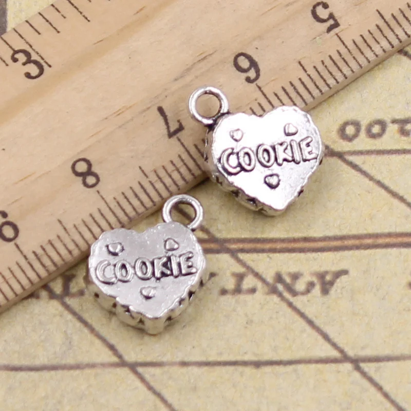 12pcs Charms Heart Cookie 15x12mm Tibetan Pendants Antique Jewelry Making DIY Handmade Craft For Bracelet Necklace
12pcs Charms Heart Cookie 15x12mm Tibetan Pendants Antique Jewelry Making DIY Handmade Craft For Bracelet Necklace
