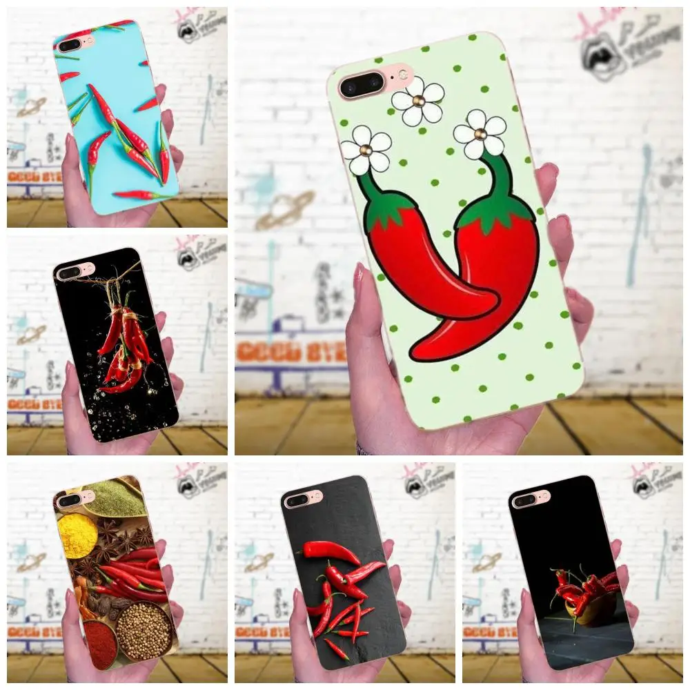 Мягкие чехлы для телефонов Xiaomi Note 3 4 Mi3 Mi4 Mi4C Mi4i Mi5 Mi 5S 5X 6 6X 8 SE A1 Max Mix 2 с милым перцем и