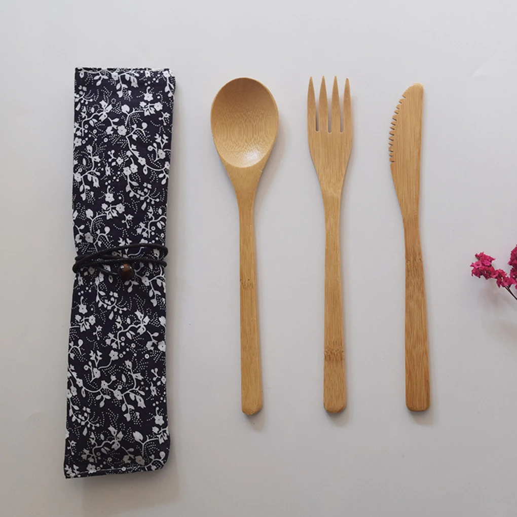 Natural Travel Portable Simple Bamboo Cutlery Utensils Flatware Pack Kit Cloth Bag Included
Natural Travel Portable Simple Bamboo Cutlery Utensils Flatware Pack Kit Cloth Bag Included