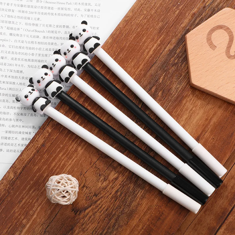 2PCS Korean Stationery Cute Cartoon Panda Gel Pen 0.5mm Black Ink Kawaii Pens for School Office Student Writing Supplie
2PCS Korean Stationery Cute Cartoon Panda Gel Pen 0.5mm Black Ink Kawaii Pens for School Office Student Writing Supplie