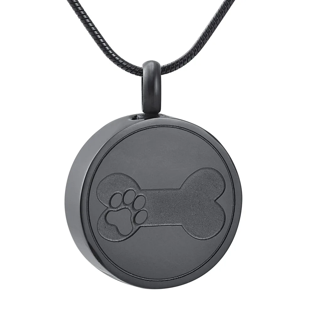 JJ9884 Round Memorial Urn Jewelry Ashes Holder Keepsake Paw Print & Dog Bone Cremation Pendant for pet remembrance necklace
JJ9884 Round Memorial Urn Jewelry Ashes Holder Keepsake Paw Print & Dog Bone Cremation Pendant for pet remembrance necklace