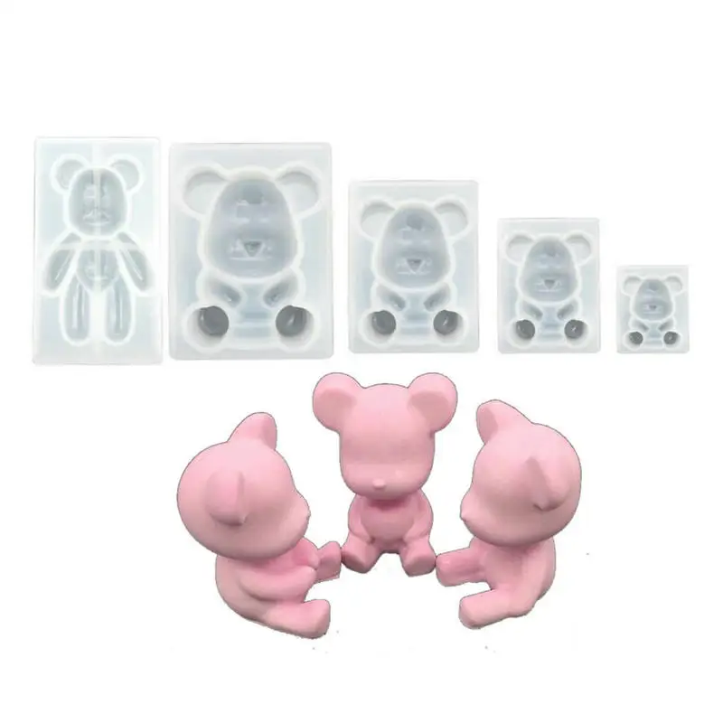 Bear Silicone Mold DIY Kawaii Pendant Jewellery Accessories Charms Cabochons Craft Handmade Epoxy Resin Geometric Bear Craft
Bear Silicone Mold DIY Kawaii Pendant Jewellery Accessories Charms Cabochons Craft Handmade Epoxy Resin Geometric Bear Craft