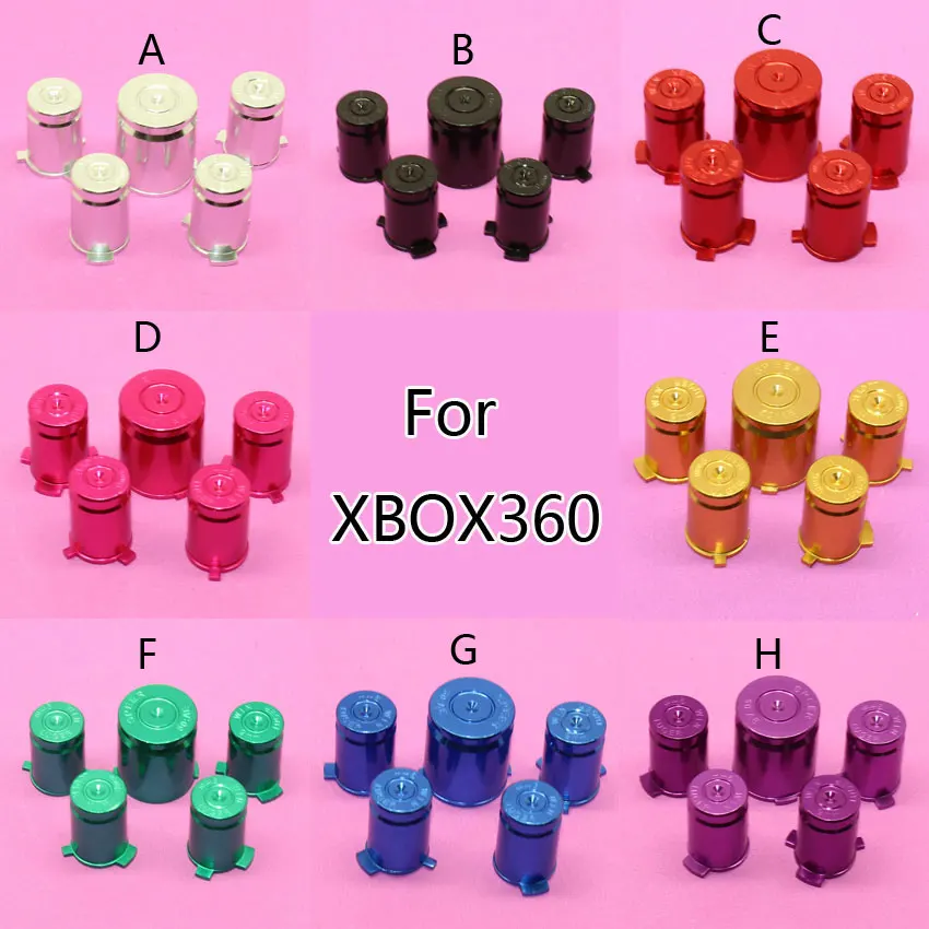 YuXi Bullet ABXY & Guide Buttons for Xbox 360 Xbox360 Controllers Replacement parts
YuXi Bullet ABXY & Guide Buttons for Xbox 360 Xbox360 Controllers Replacement parts
