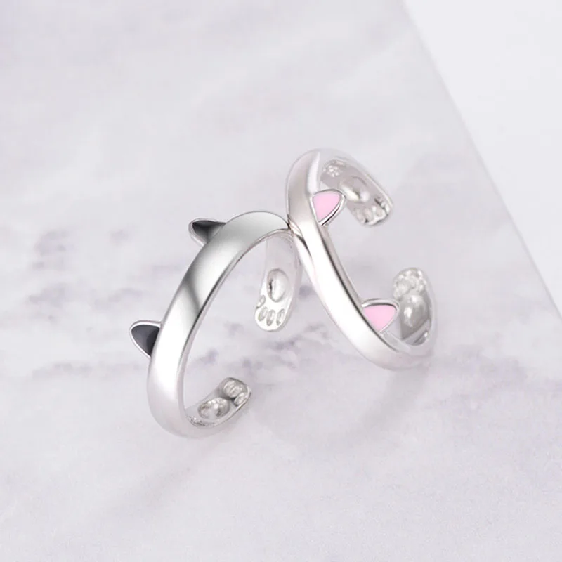 kawaii Cute Cat Ears Ring Adjustable Size Finger Ring for Women Girls Birthday Gifts Parure Bijoux
kawaii Cute Cat Ears Ring Adjustable Size Finger Ring for Women Girls Birthday Gifts Parure Bijoux