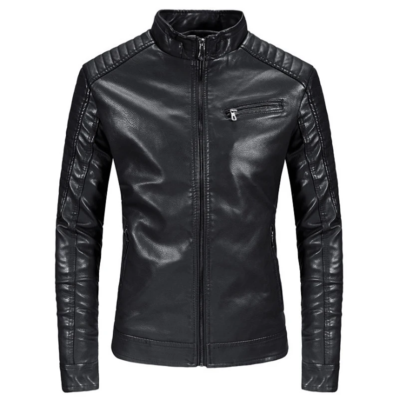 Новые черные кожаные куртки Для мужчин Повседневное молнии Slim Fit мотоциклетная кожаная куртка Повседневное PU пальто Jaqueta De Couro Masculina
Новые черные кожаные куртки Для мужчин Повседневное молнии Slim Fit мотоциклетная кожаная куртка Повседневное PU пальто Jaqueta De Couro Masculina