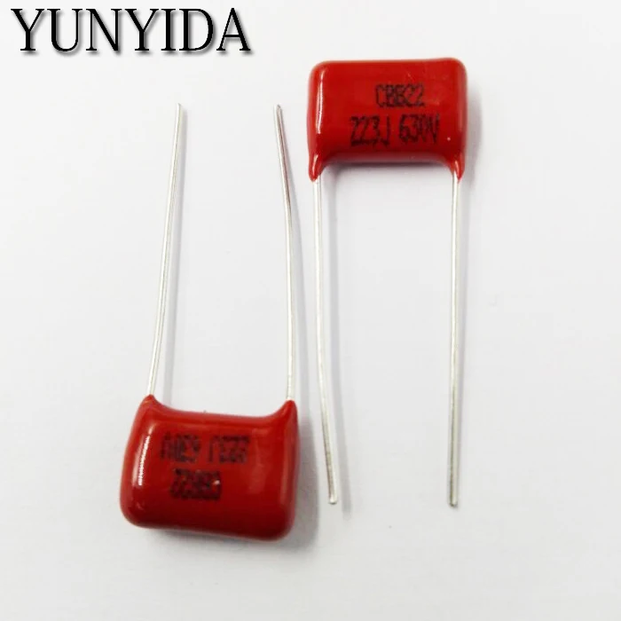 Free Shipping 10pcs, CBB 223J 630V 22NF P10mm Metallized Film Capacitor 223 630V 630V223J 
Free Shipping 10pcs, CBB 223J 630V 22NF P10mm Metallized Film Capacitor 223 630V 630V223J