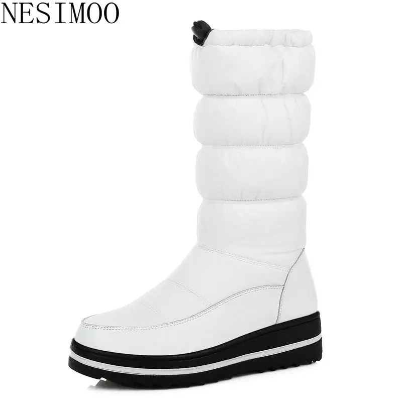 NESIMOO 2019 Fashion Women Down Wedge High Heel Snow Boots Fashion Elastic Band Round Toe All Match Ladies Shoes Size 35-43
NESIMOO 2019 Fashion Women Down Wedge High Heel Snow Boots Fashion Elastic Band Round Toe All Match Ladies Shoes Size 35-43