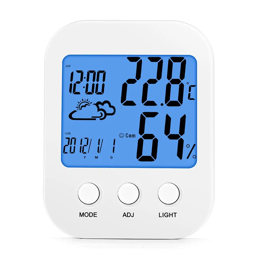 

Бытовые Термометры CHUWUJU с электронным цифровым дисплеем, домашние светящиеся измерители температуры и влажности для гостиной