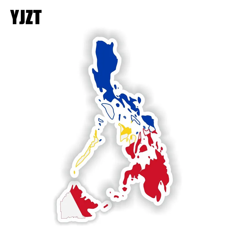 YJZT 8.4CM*13.5CM Philippines Map Flag Car Sticker Decal Motorcycle Helmet Accessories 6-1547
YJZT 8.4CM*13.5CM Philippines Map Flag Car Sticker Decal Motorcycle Helmet Accessories 6-1547