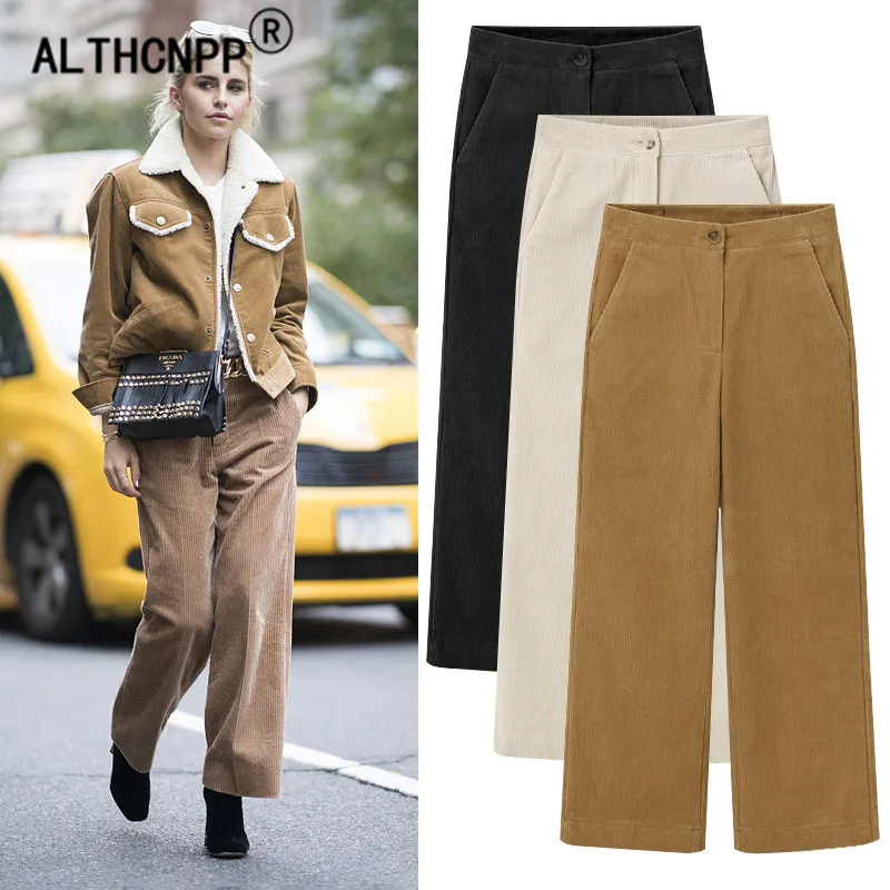 Winter Corduroy Pants High Waist Wide Leg Pants Loose Casual Straight Women Pants Trousers Plus Size M-6XL pantalon femme
Winter Corduroy Pants High Waist Wide Leg Pants Loose Casual Straight Women Pants Trousers Plus Size M-6XL pantalon femme